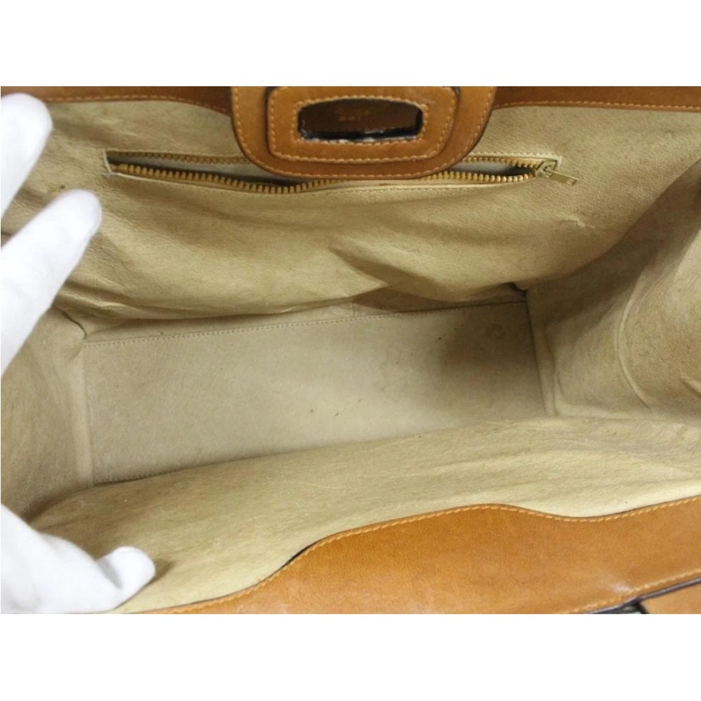 Gucci Brown and Tan Satchel - Picture 14 of 16